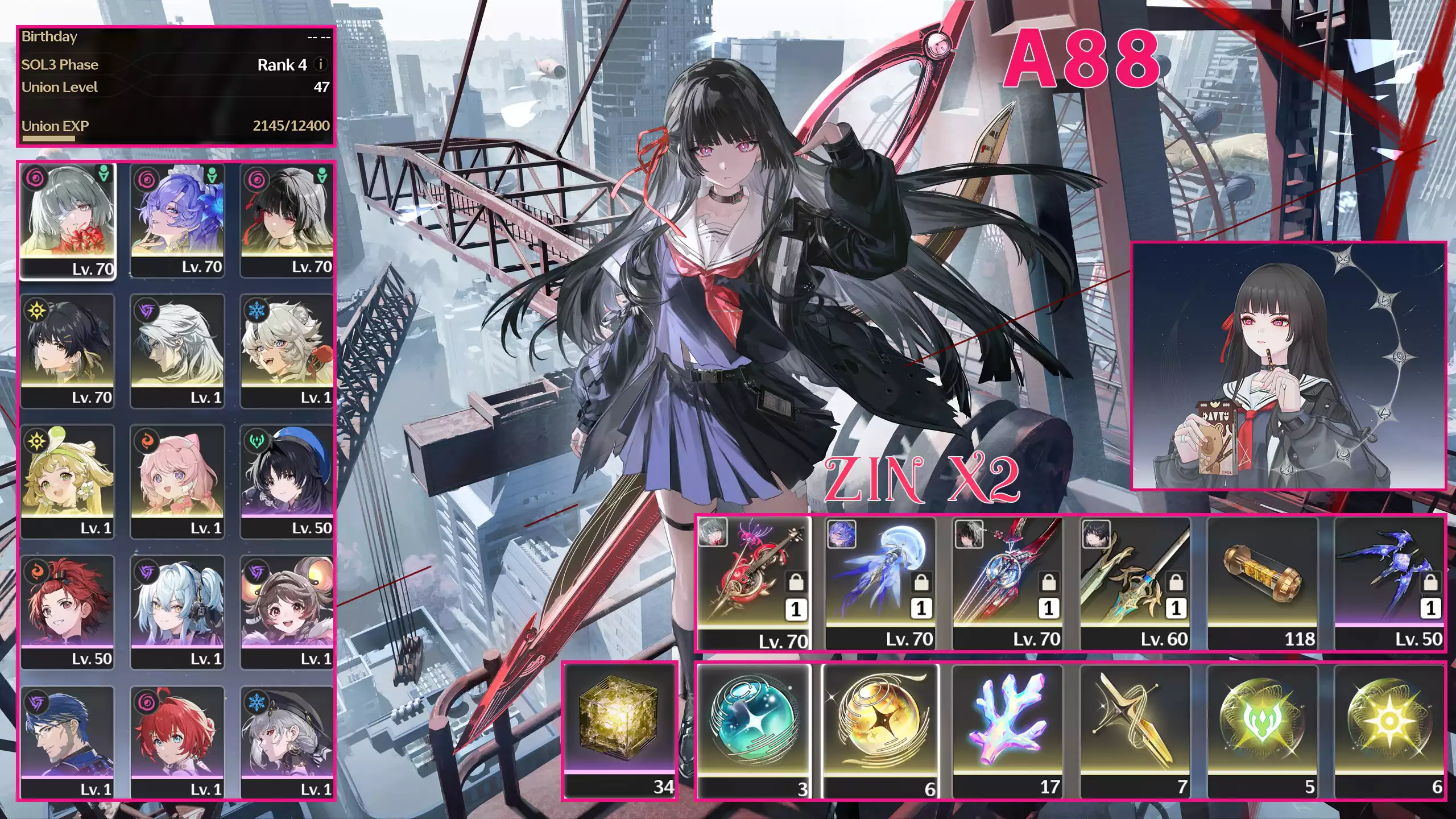 Chisa C0R1 + Phrolova C0R1 + Cantarella C0R1